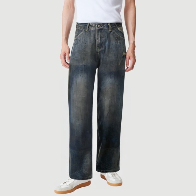Trendy wide-leg adjustable trousers