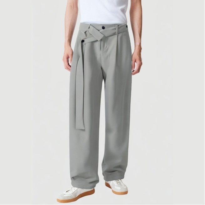 Vintage high-quality wide-leg trousers