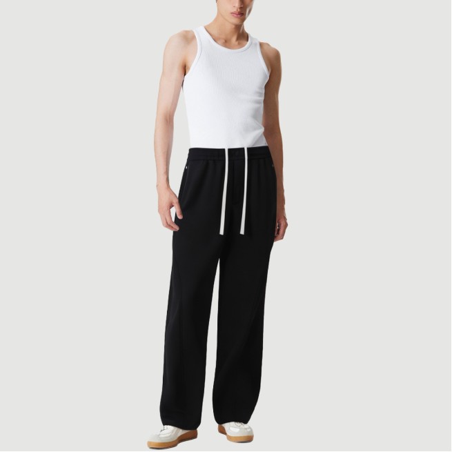 Men's new straight-leg zipper sports pants