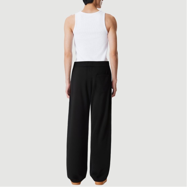 Men's new straight-leg zipper sports pants