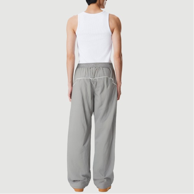 Loose drawstring elastic waist pants