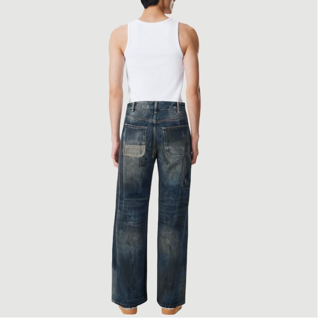 Trendy wide-leg adjustable trousers