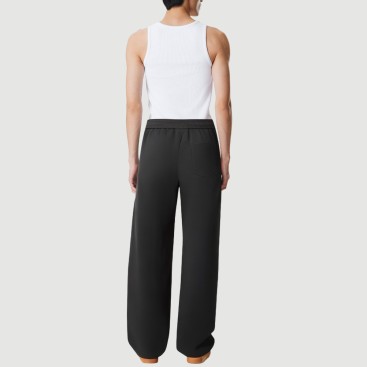 Straight-leg drawstring zipper fashion sports pants