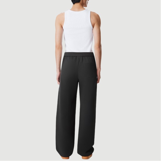Straight-leg drawstring zipper fashion sports pants