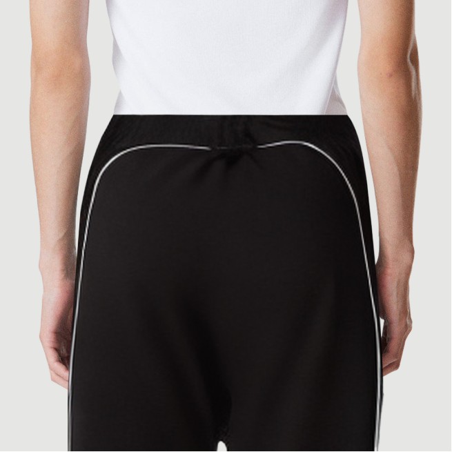 Spliced straight hip-hop sweatpants