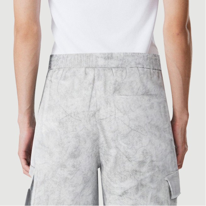 Loose draped wide-leg casual pants