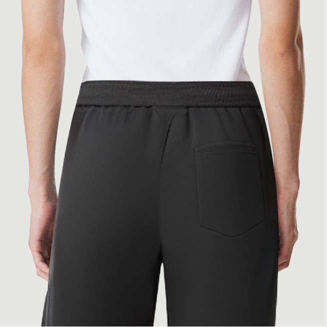 Straight-leg drawstring zipper fashion sports pants