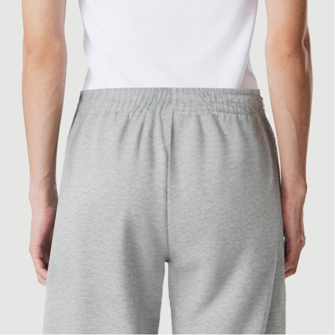 Elastic waist wide leg flared trousers