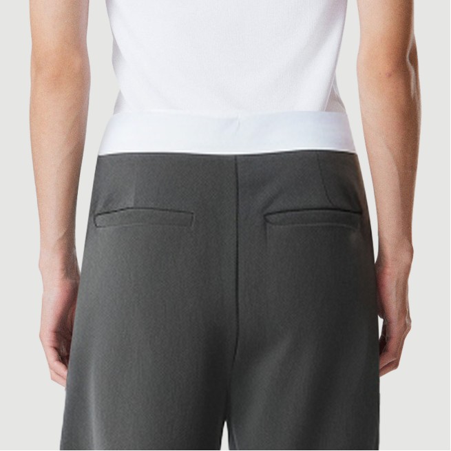 Men's high street loose high waist casual pants