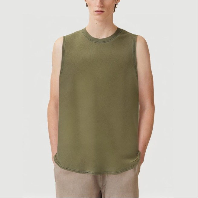 Men's summer sleeveless cotton vest