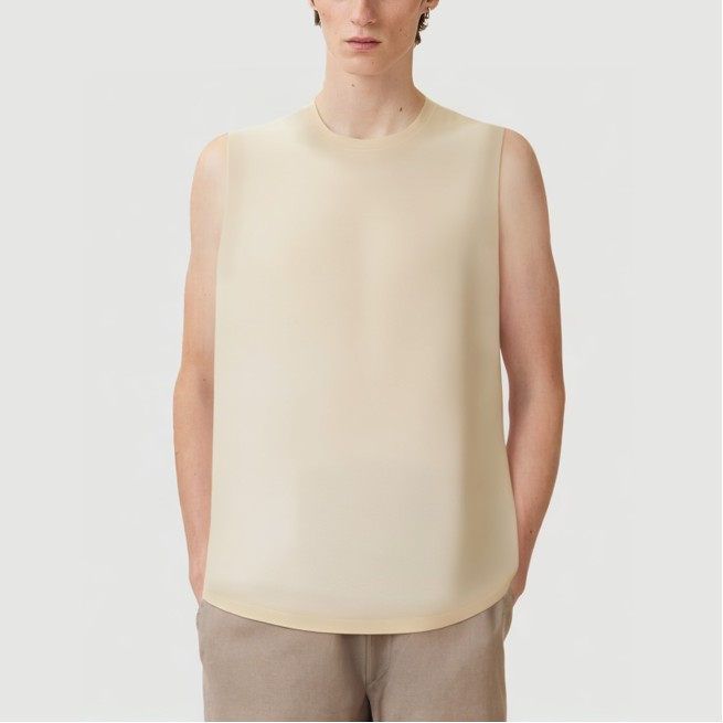 Men's Cropped Knitted Vest