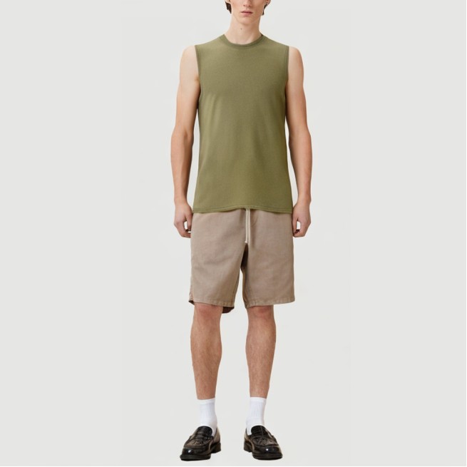 Men's summer sleeveless cotton vest