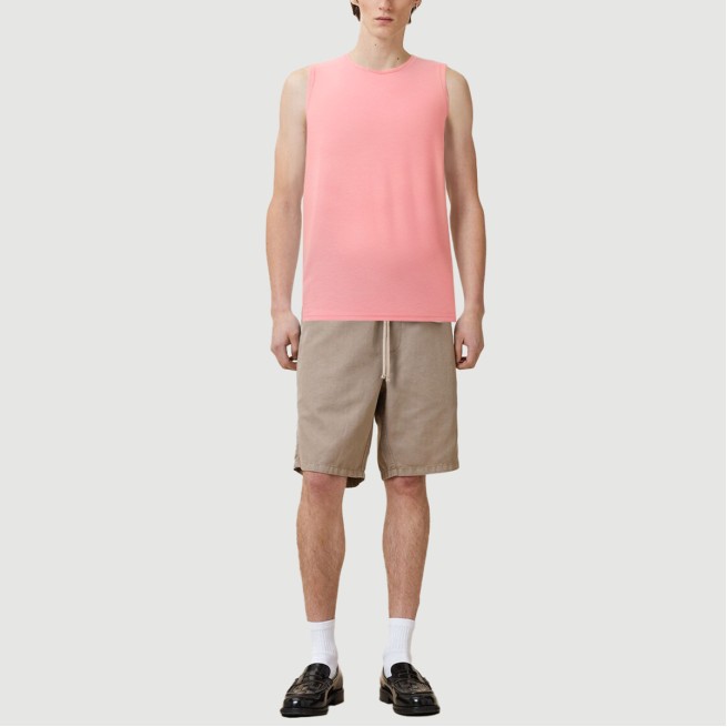 Men's round neck sleeveless sports vest