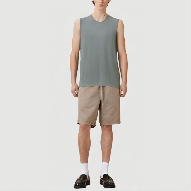 Pure cotton breathable lightweight vest