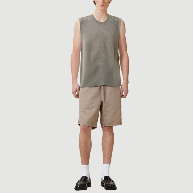 Casual sports style batik vest