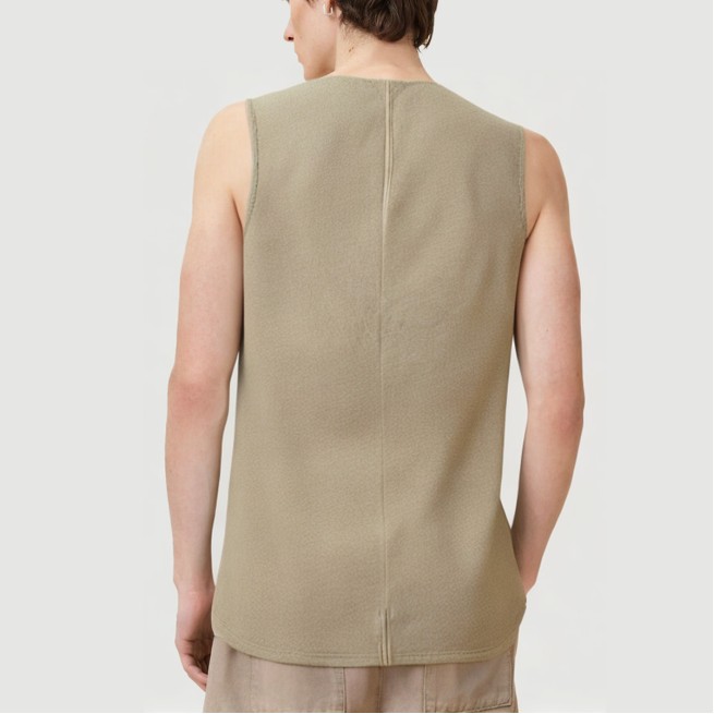 Lightweight and eco-friendly men's fitness vest