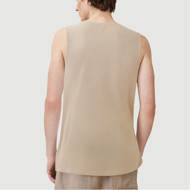 New summer cotton round neck vest