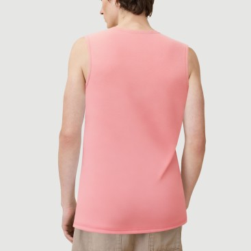 Men's round neck sleeveless sports vest