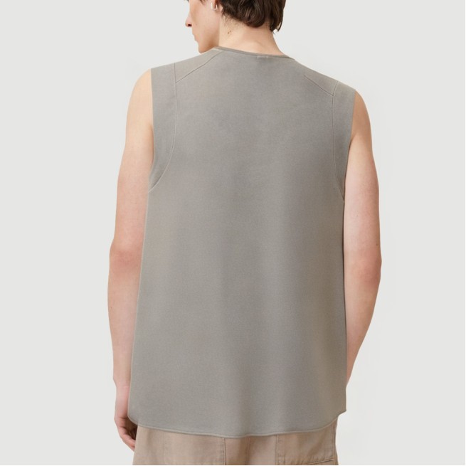 Casual sports style batik vest
