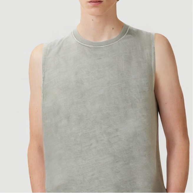 Breathable Lightweight Acid Wash Men's Vest