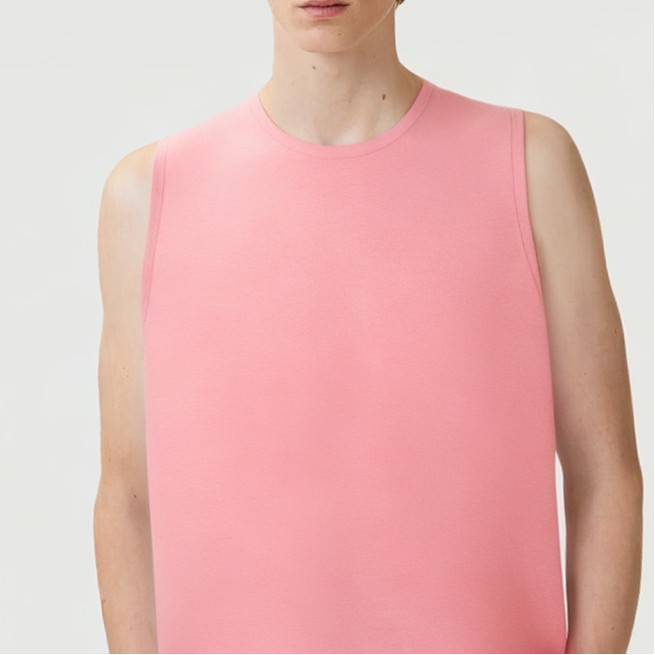 Men's round neck sleeveless sports vest