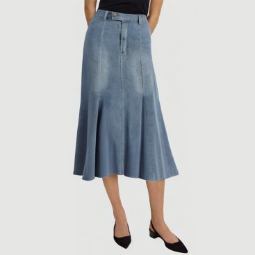 Mermaid Slit High Sexy Denim Skirt