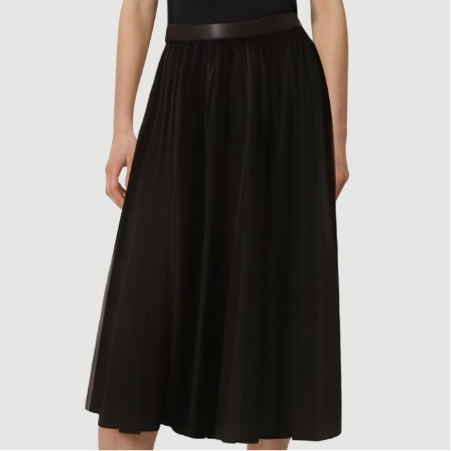 Casual breathable polyester A-line skirt