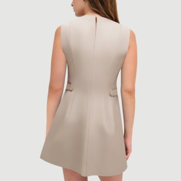 Elegant Printed Chiffon Pencil Dress