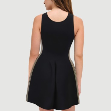 Sweet striped suspender dress
