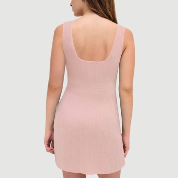 Elegant retro-style slim dress