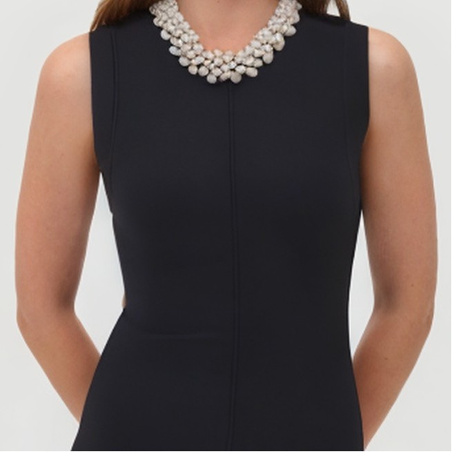 Summer Beaded Ruffle Hem Dress