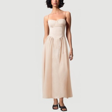 Pink retro sexy three-dimensional skirt