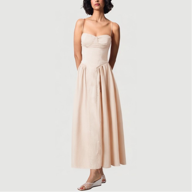 Pink retro sexy three-dimensional skirt