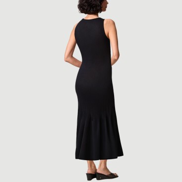 Elegant Rhinestone Open Back Mermaid Dress