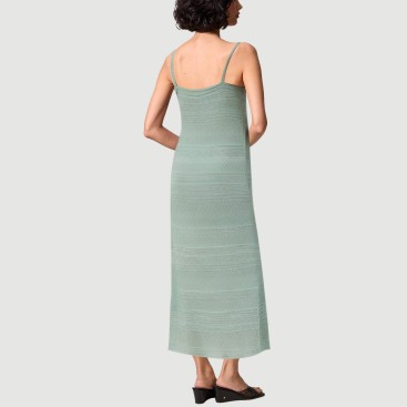 French knitted hollow sleeveless sexy long skirt
