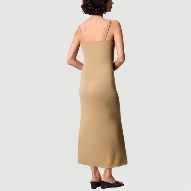 Sexy slim V-neck knitted dress