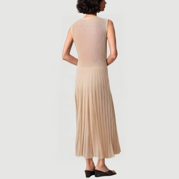 French style solid hollow dress