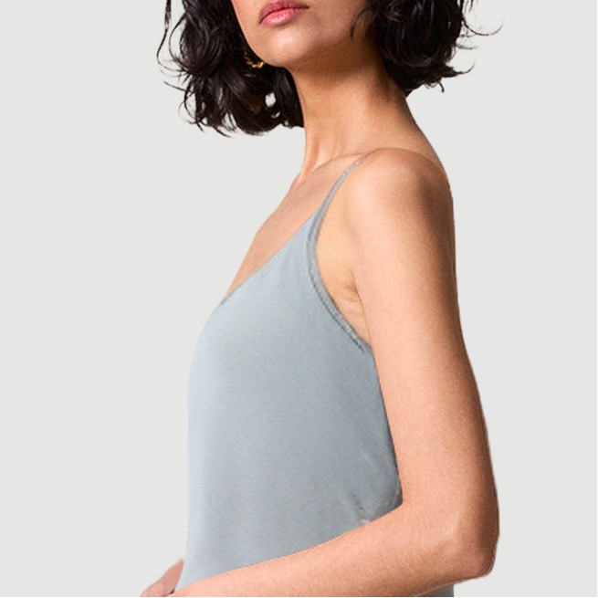 Denim blue ripped shoulder dress