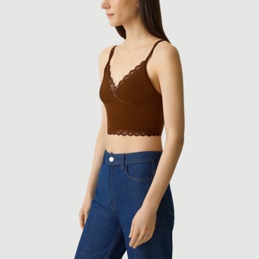 Quick-drying seamless V-neck sports camisole