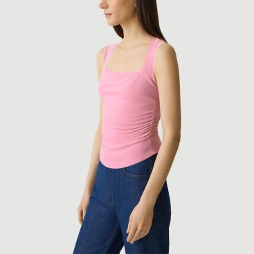 Retro Square Neck Slim Camisole