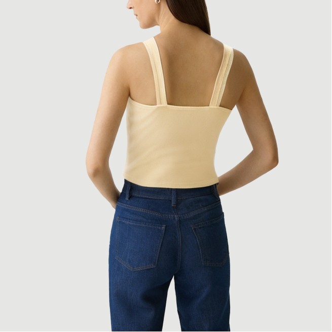 Vintage Pleated Padded Camisole
