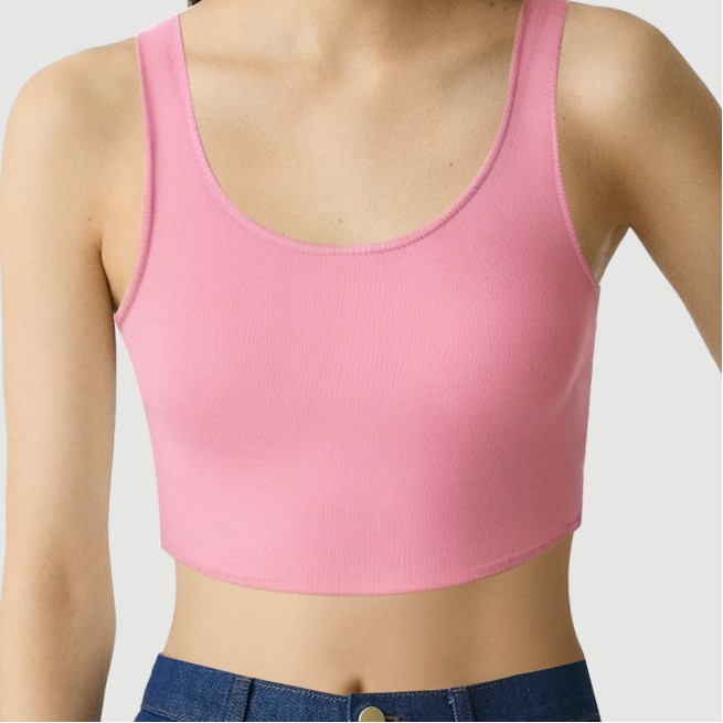 Summer Retro Backless Short Camisole